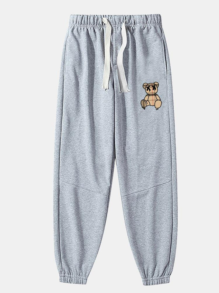 Klaas | Joggingbroek met Beer Print