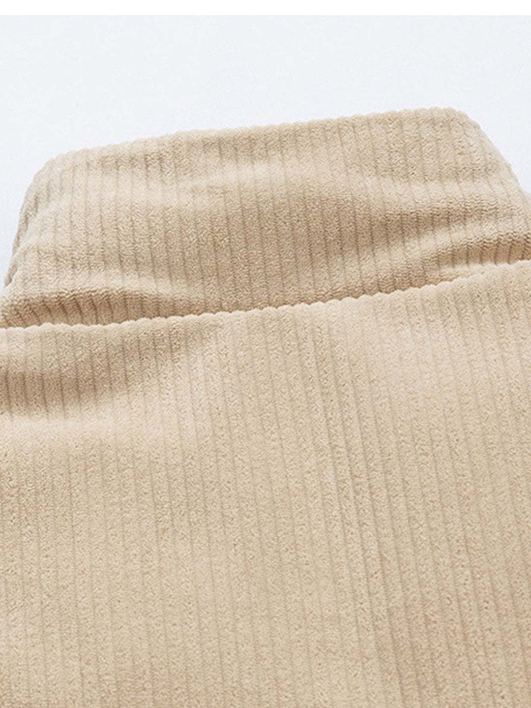 Levi | Corduroy puffer jas met patchwork