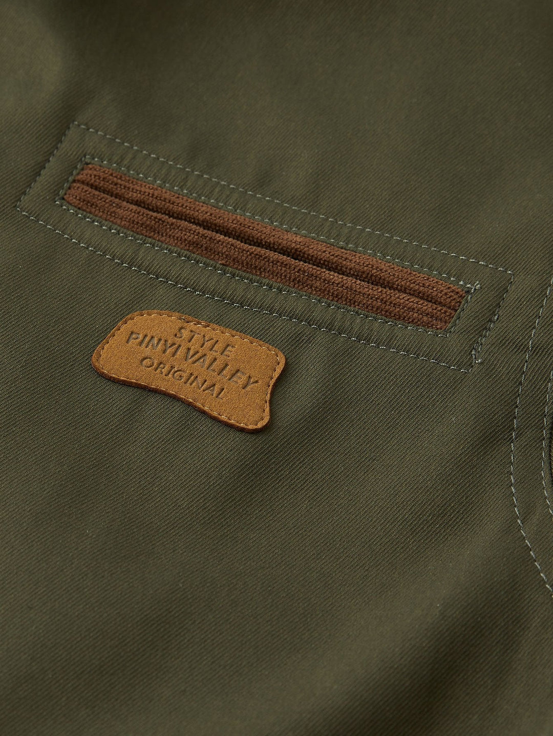 Danny | Jack met corduroy kraag en rits