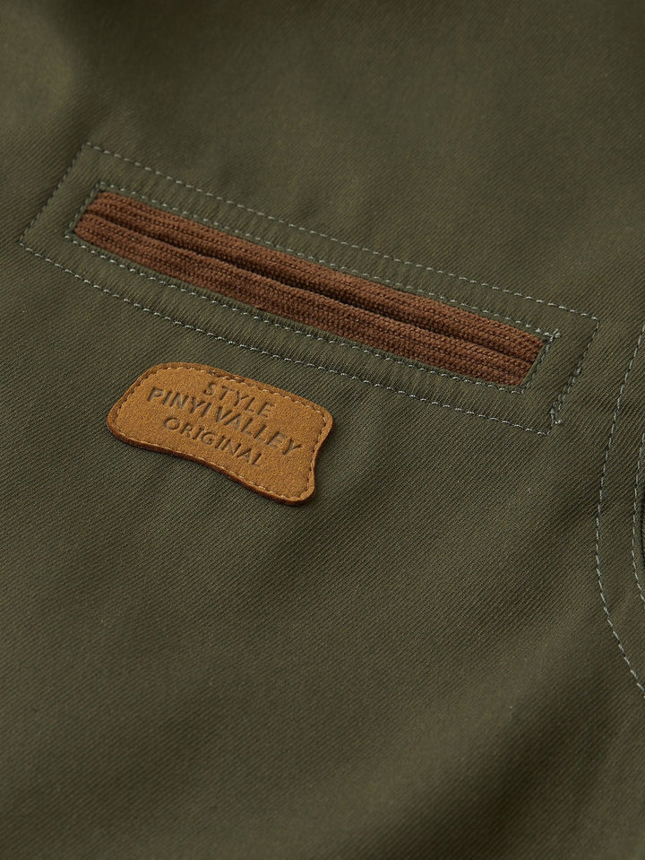 Danny | Jack met corduroy kraag en rits