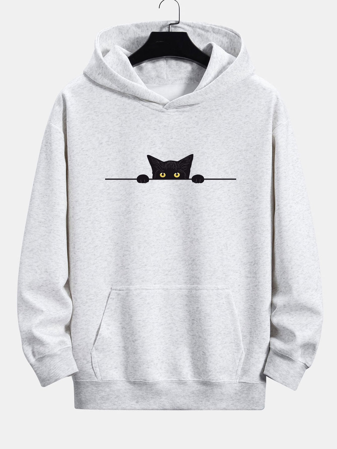 Otto | Hoodie met zwarte kattenprint en relaxte pasvorm