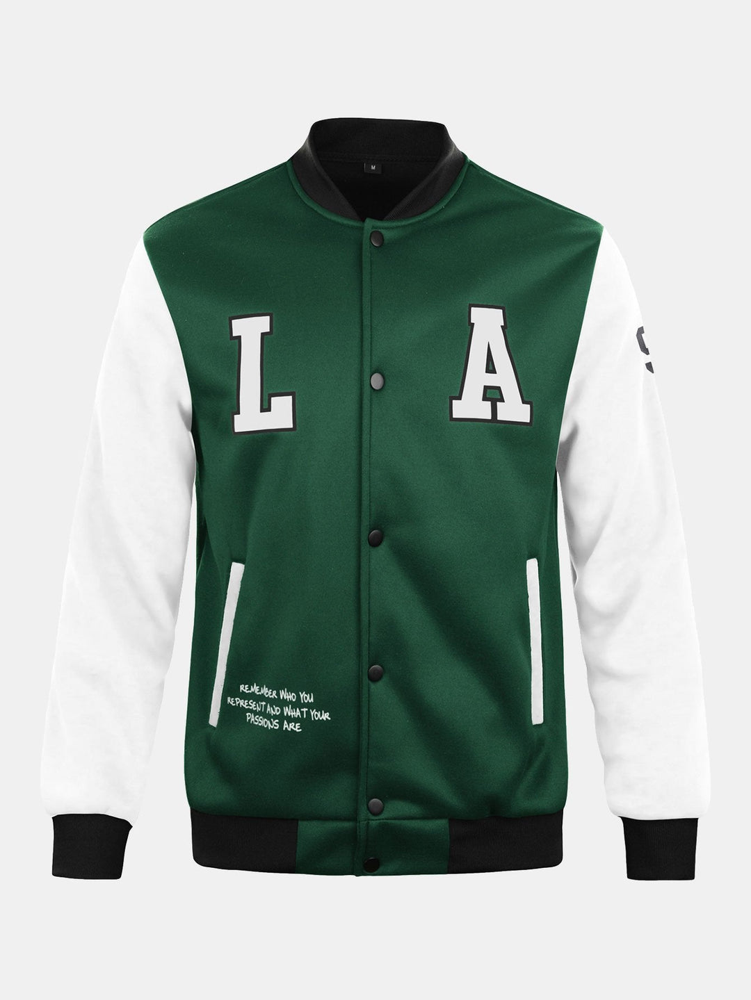 Bastiaan | Baseball jack met la-print