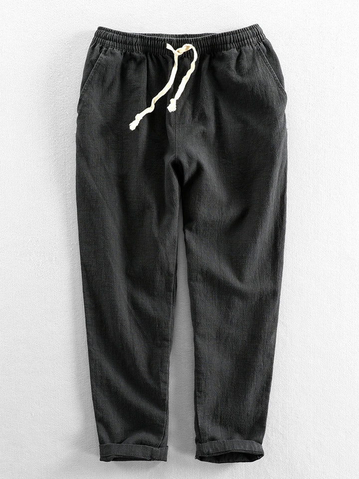 Cees | Linnen Katoenen Cropped Broek