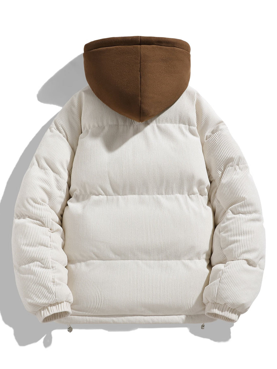 Cornelis | Corduroy puffer jas met capuchon