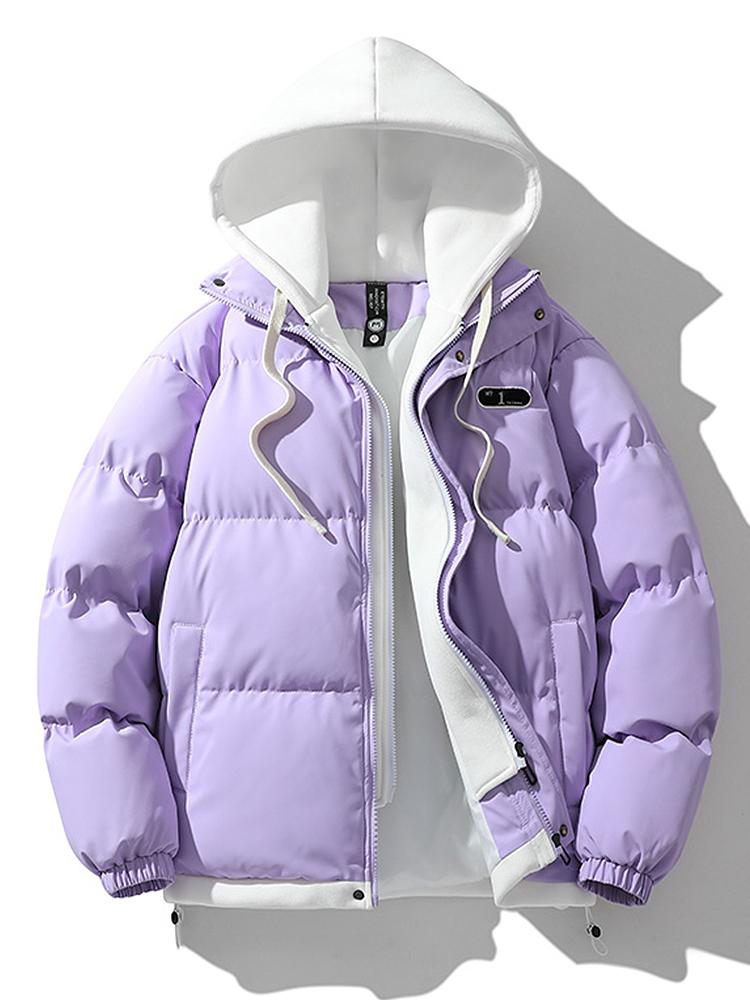 Wesley | Puffer jas met contrasterende capuchon