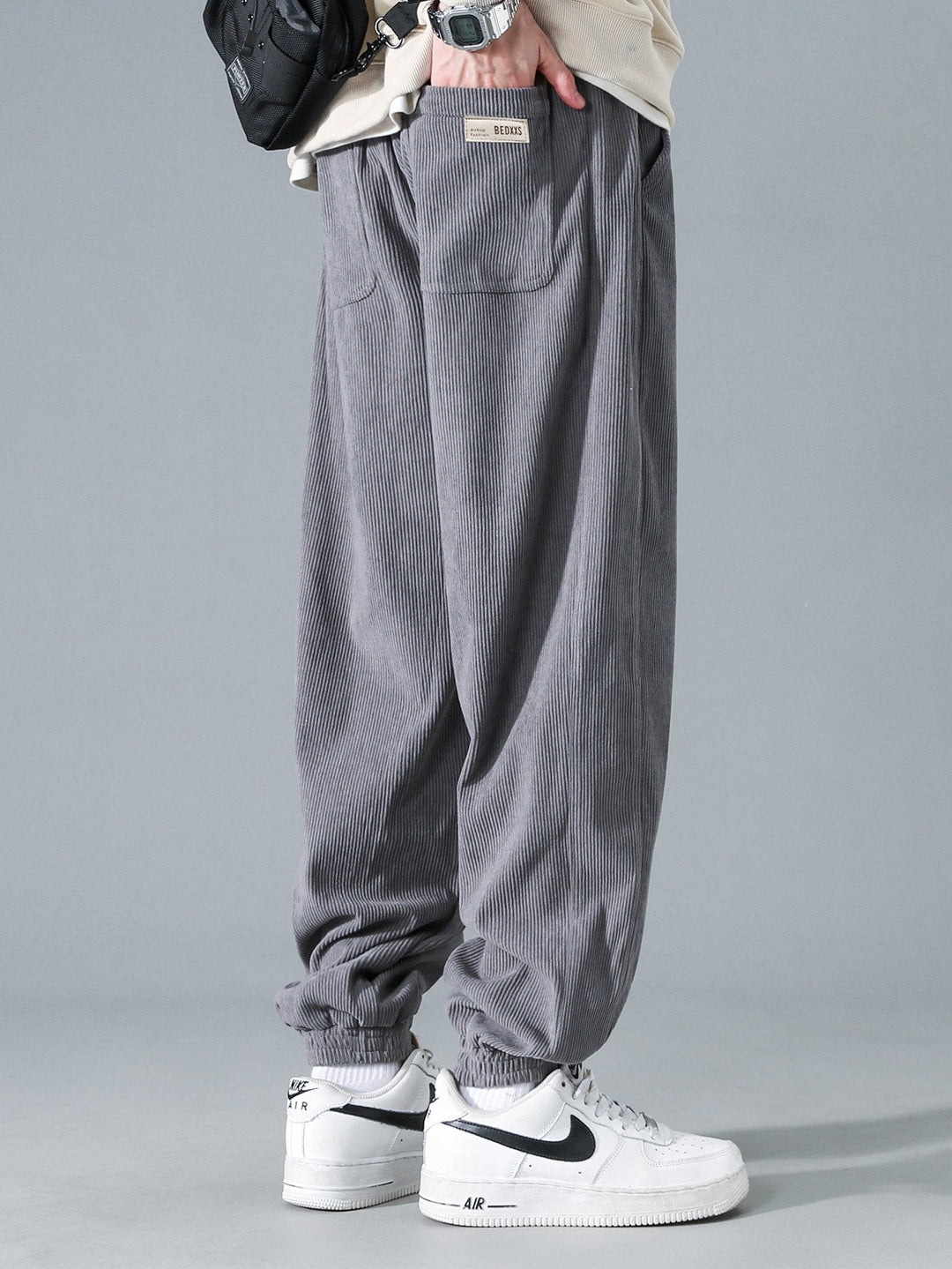 Max | Corduroy Joggingbroek met Trekkoord
