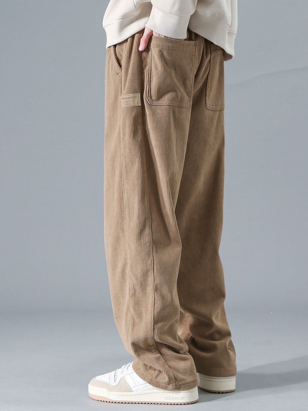 Stef | Rechte Corduroy Broek