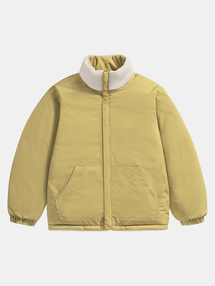 Ruben | Omkeerbare teddy puffer jas