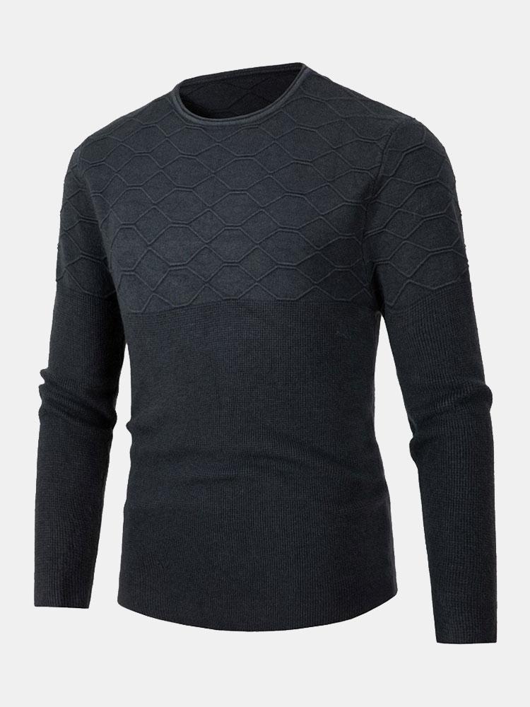Benjamin | Slim-fit gebreide trui met ronde hals