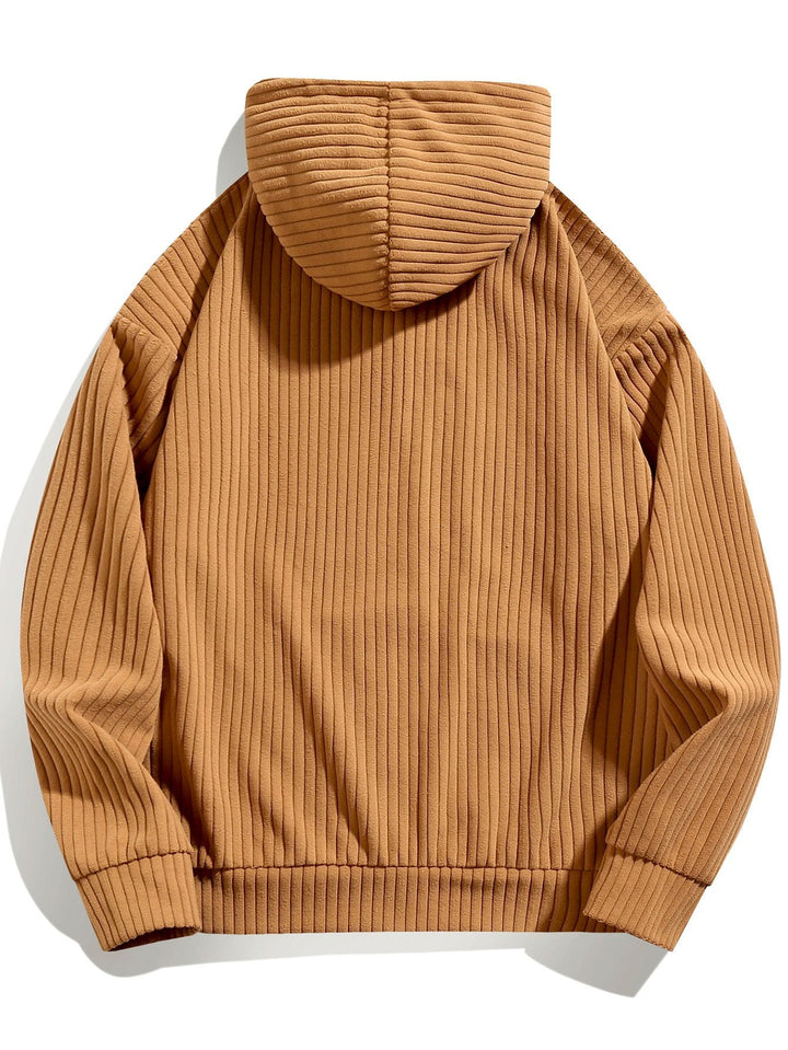 Herman | Corduroy hoodie met relaxte pasvorm
