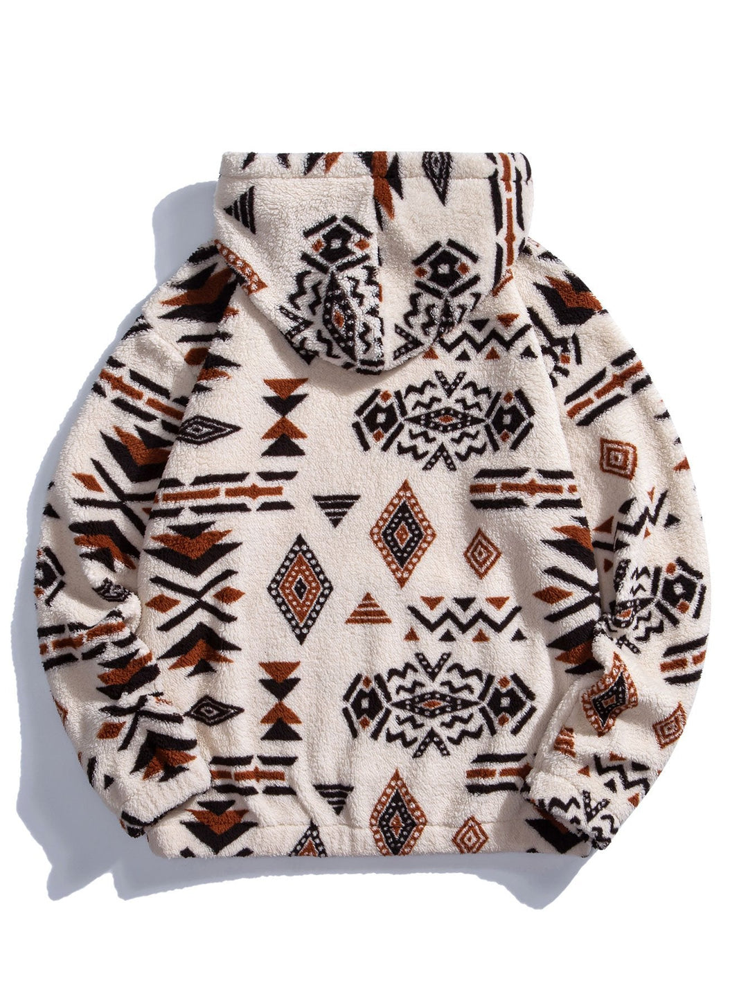 Job | Teddyhoodie met Azteekse print