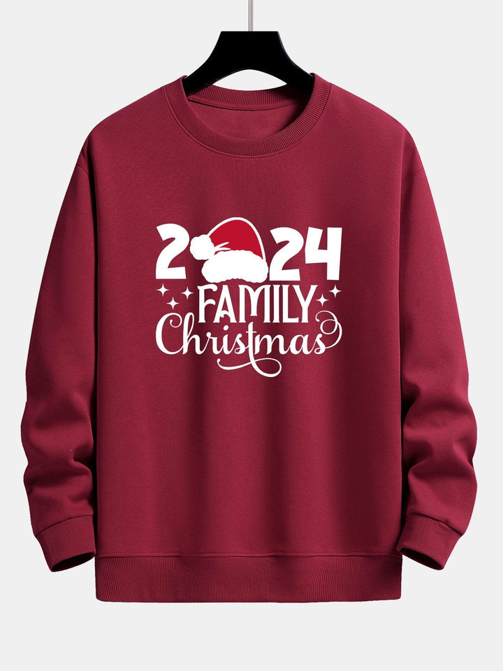 Matthijs | Familiesweater met kerstprint en relaxte pasvorm