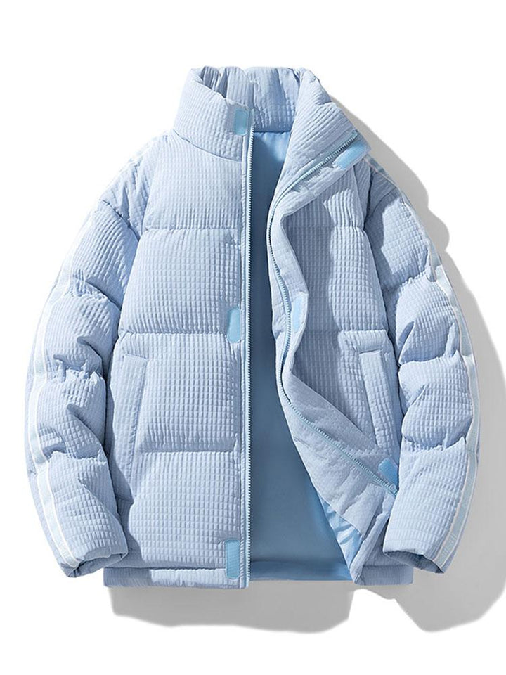 Niels | Puffer jas met wafelstructuur