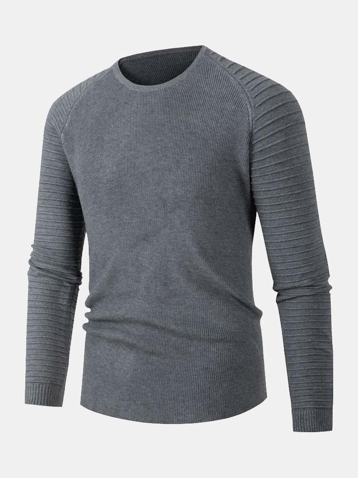 Hugo | Slim-fit trui met raglanmouwen en ronde hals
