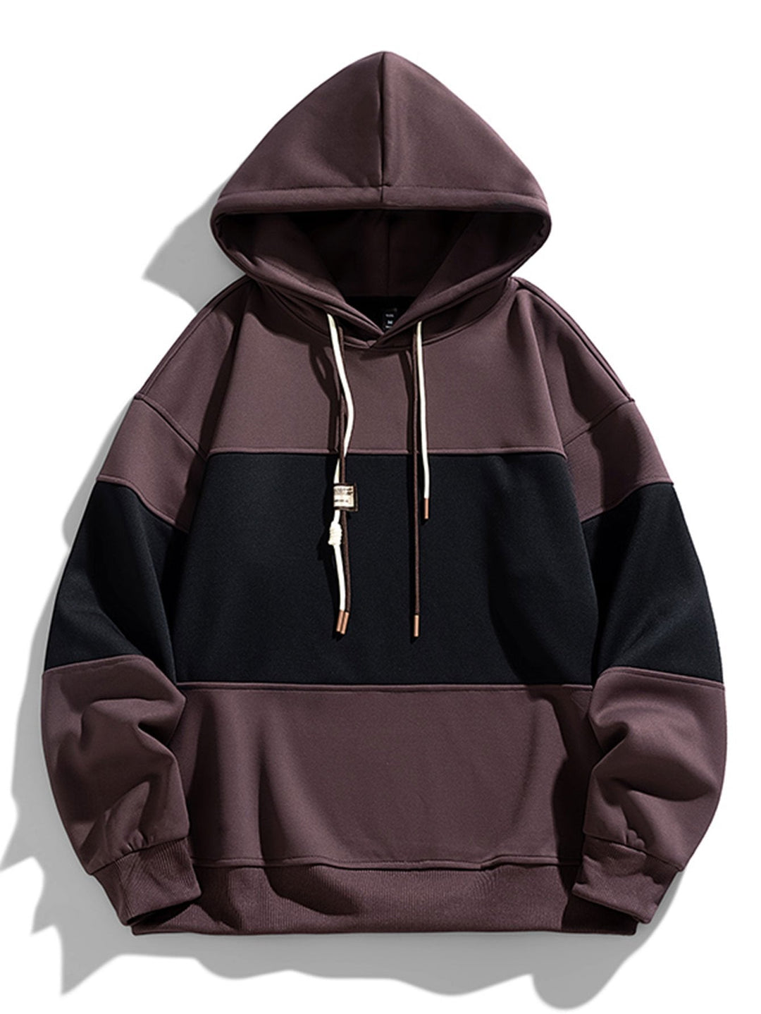 Kaj | Hoodie met kleurvlakken en relaxte pasvorm