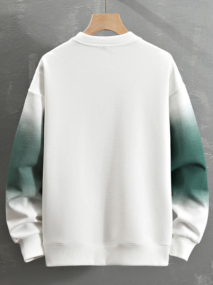 Maarten | Sweater met verlopende tekstopdruk