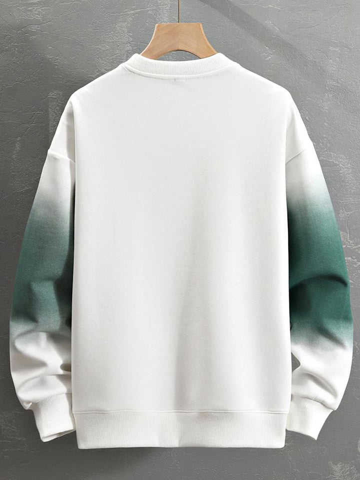 Maarten | Sweater met verlopende tekstopdruk