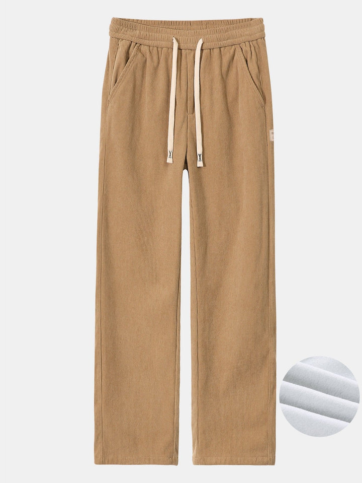 Joris | Corduroy Broek met Fleece Voering