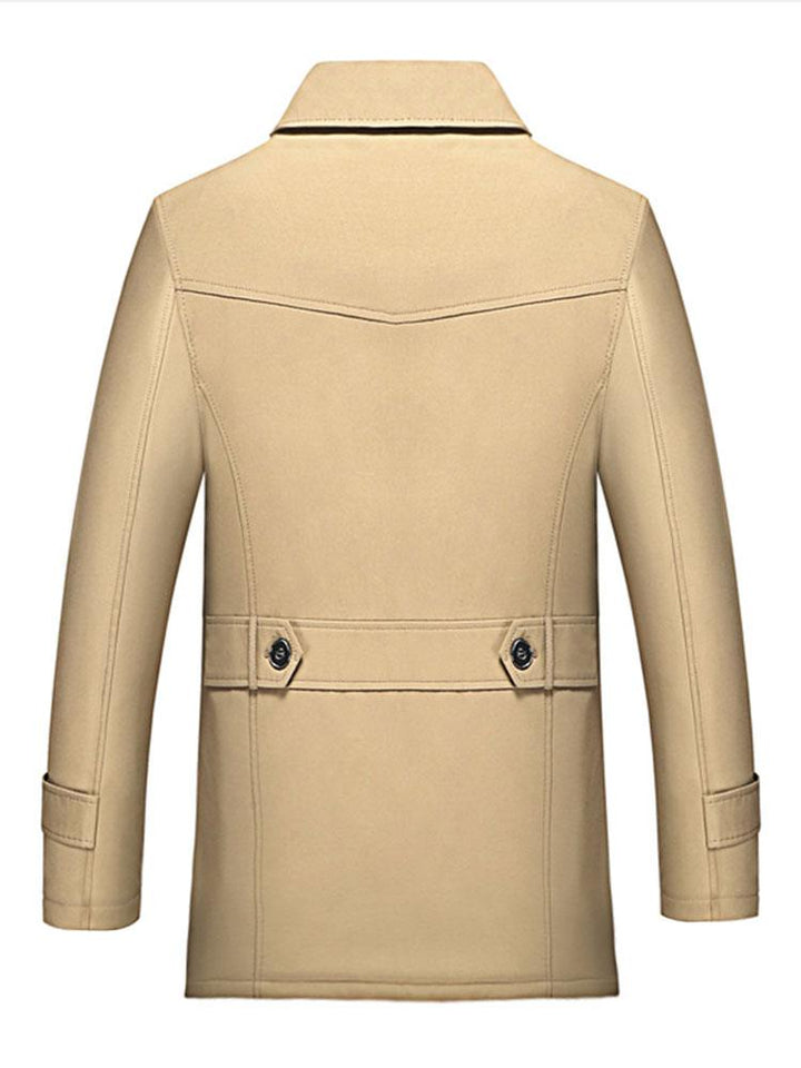 Wim | Trenchcoat van middellange lengte