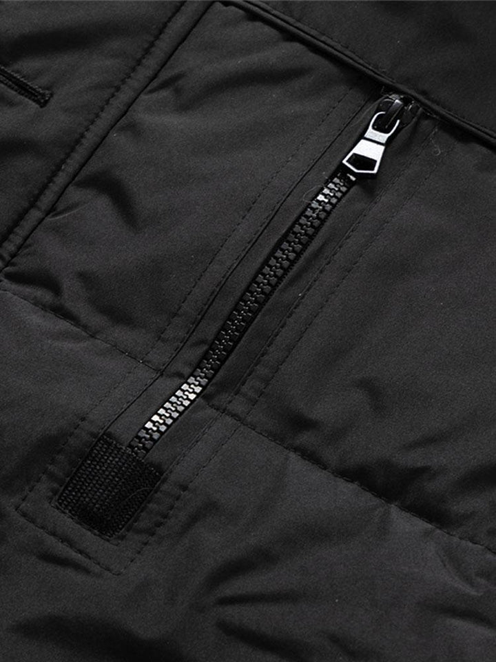 Ronald | Coat met imitatiebontkraag en afneembare capuchon