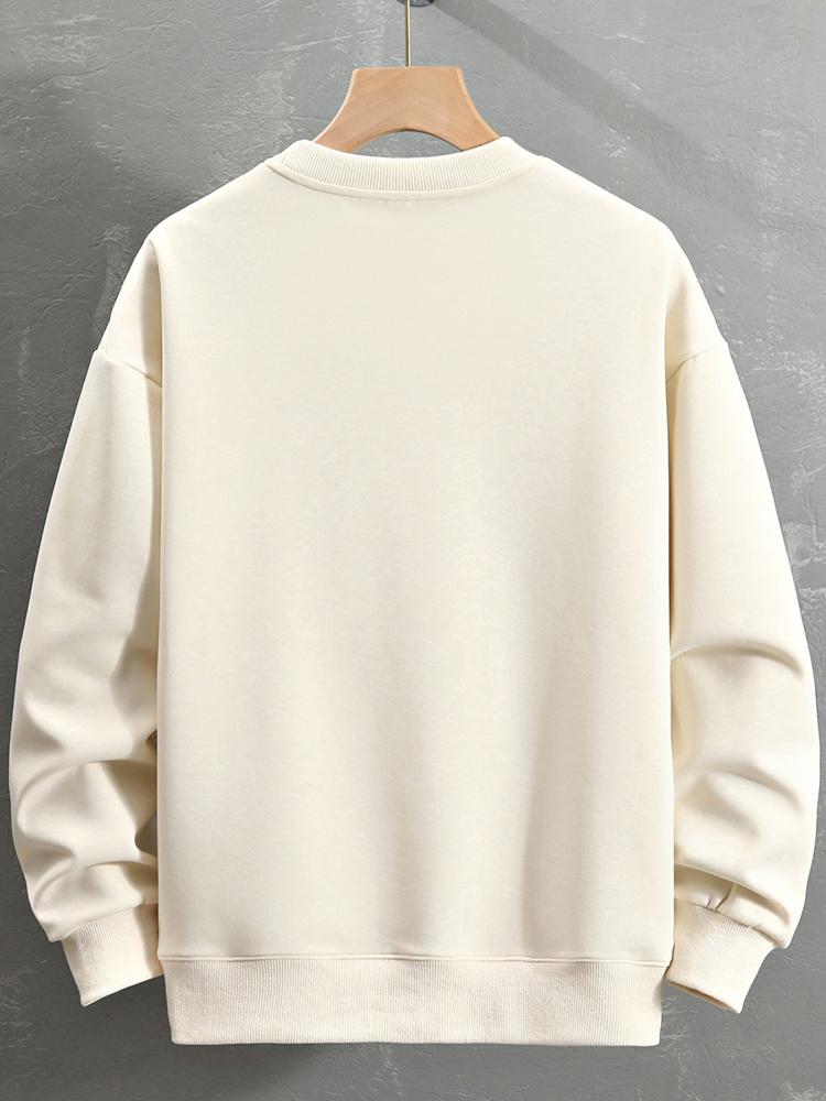 Sven | Sweater met graffiti-tekstprint