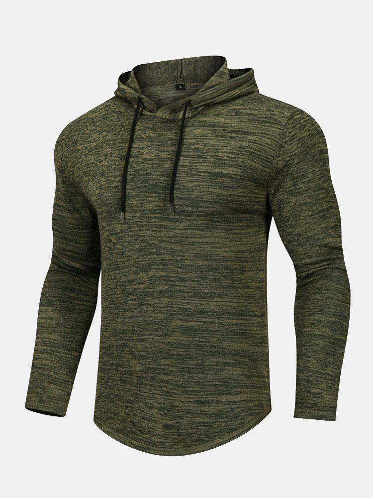 David | Slim-fit gebreide trui met capuchon