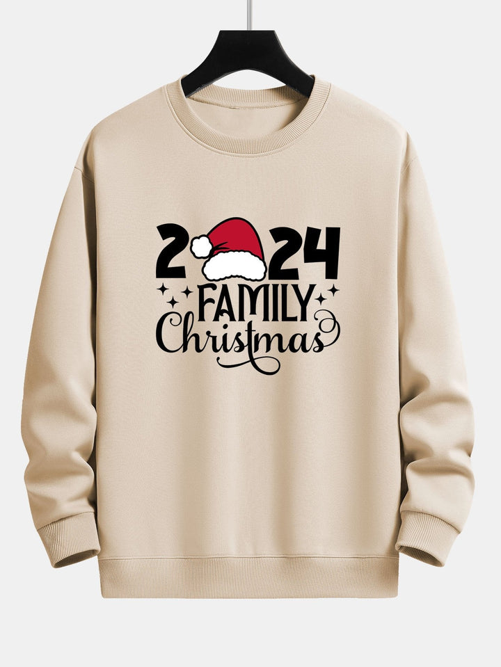 Matthijs | Familiesweater met kerstprint en relaxte pasvorm
