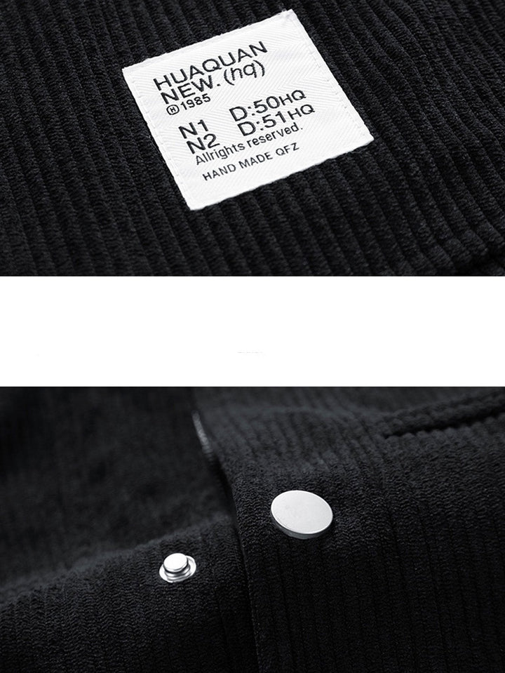 Noah | Gewatteerde corduroy jas met capuchon