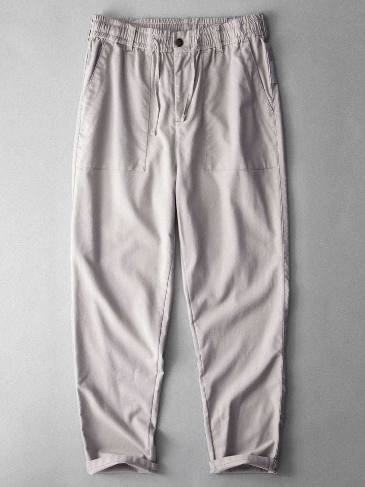 Bo | Linnen Katoenen Broek Straight Leg