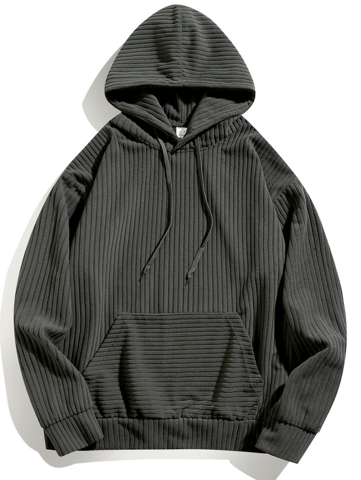 Herman | Corduroy hoodie met relaxte pasvorm