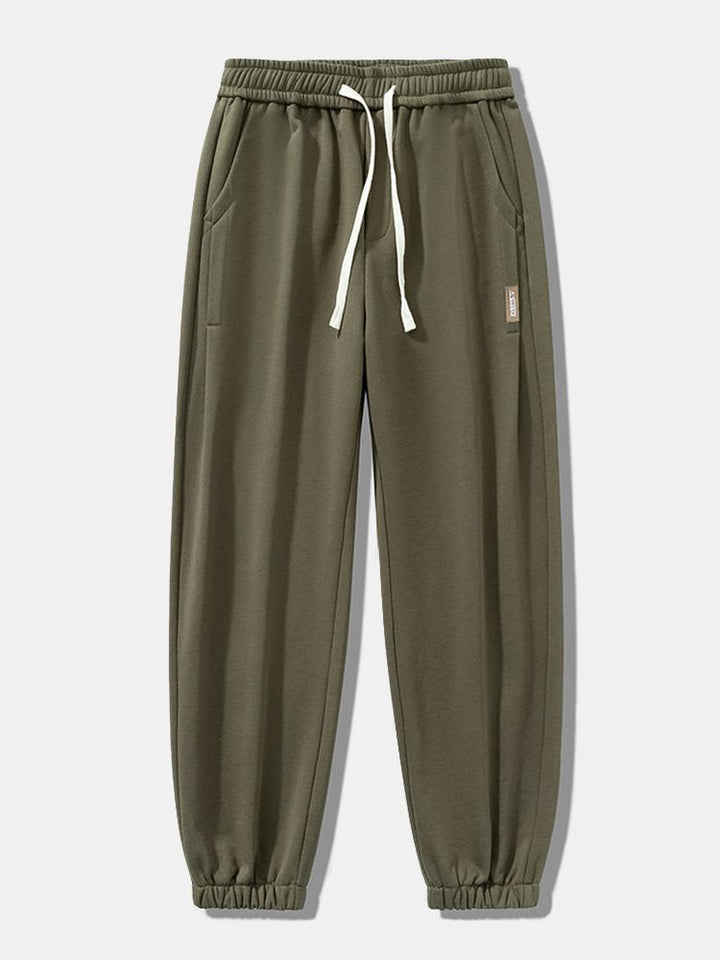 Xavier | Katoenen Joggingbroek met Trekkoord