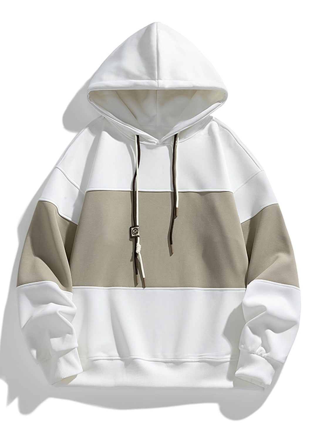 Kaj | Hoodie met kleurvlakken en relaxte pasvorm