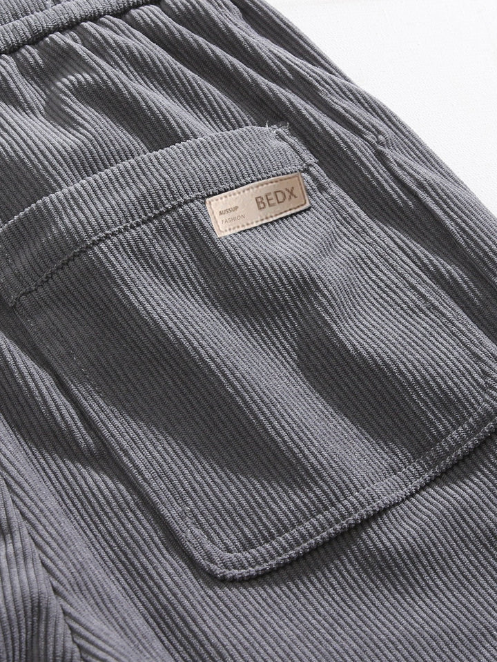 Stef | Rechte Corduroy Broek
