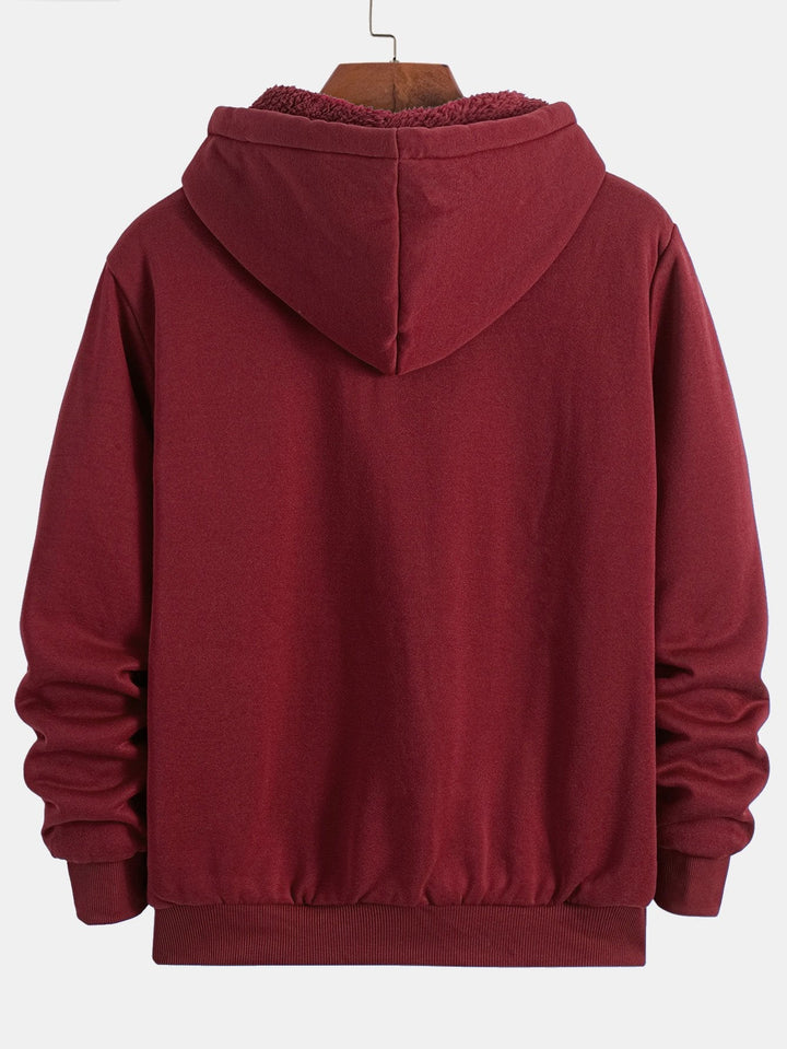 Fedde | Hoodie met teddyfleecevoering