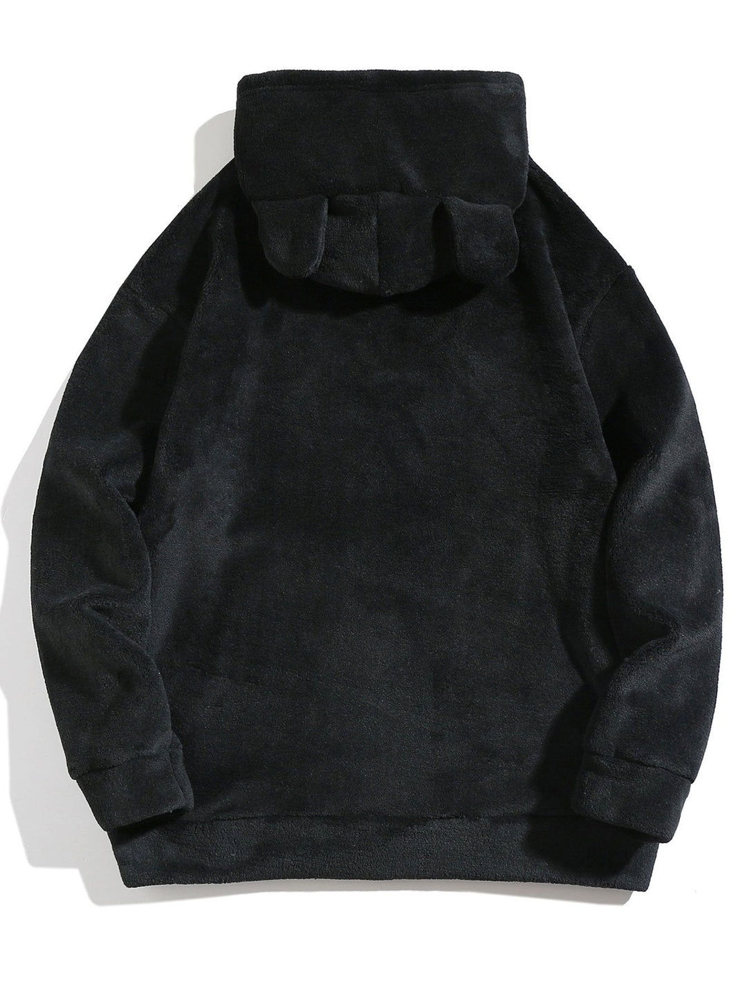 Reinier | Hoodie van teddyfleece met oortjes en relaxte pasvorm