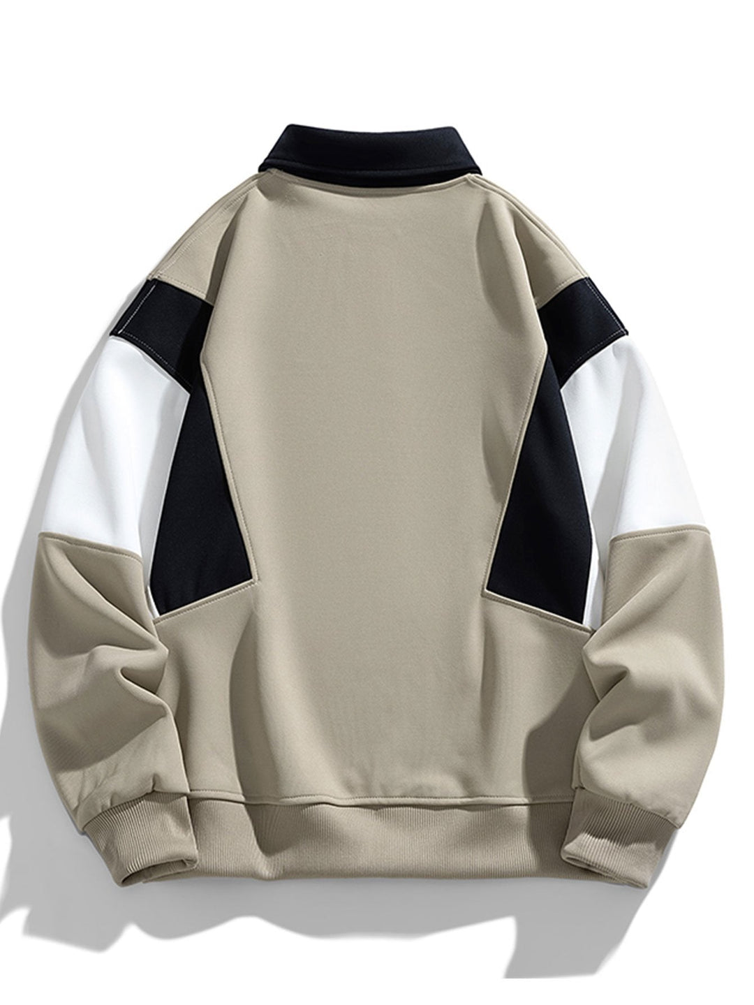 Thijs | Polosweater met kleurvlakken en relaxte pasvorm