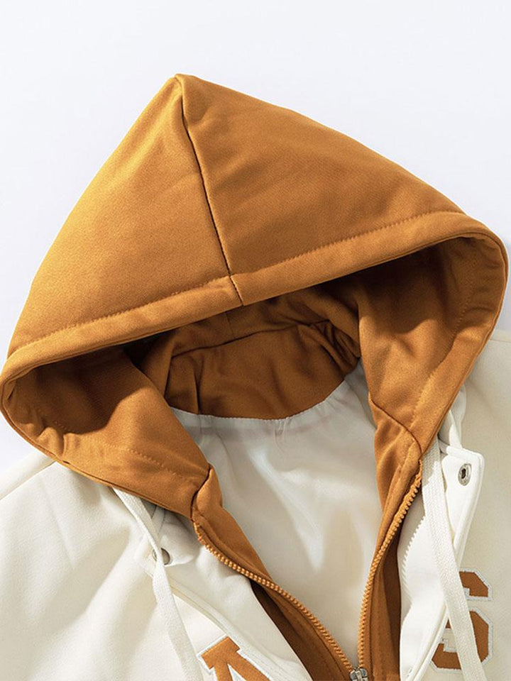 Diederik | Corduroy baseball jack met capuchon