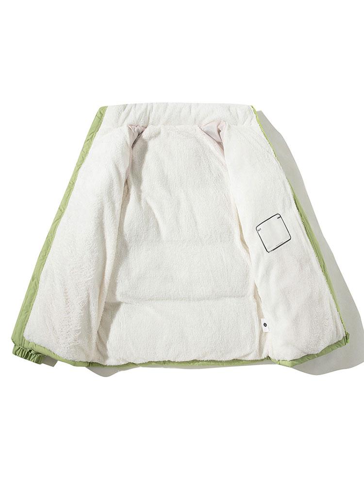 Sven | Puffer jas met teddyvoering