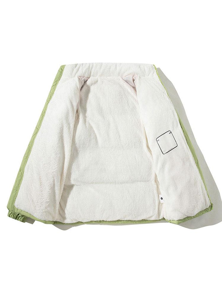 Sven | Puffer jas met teddyvoering