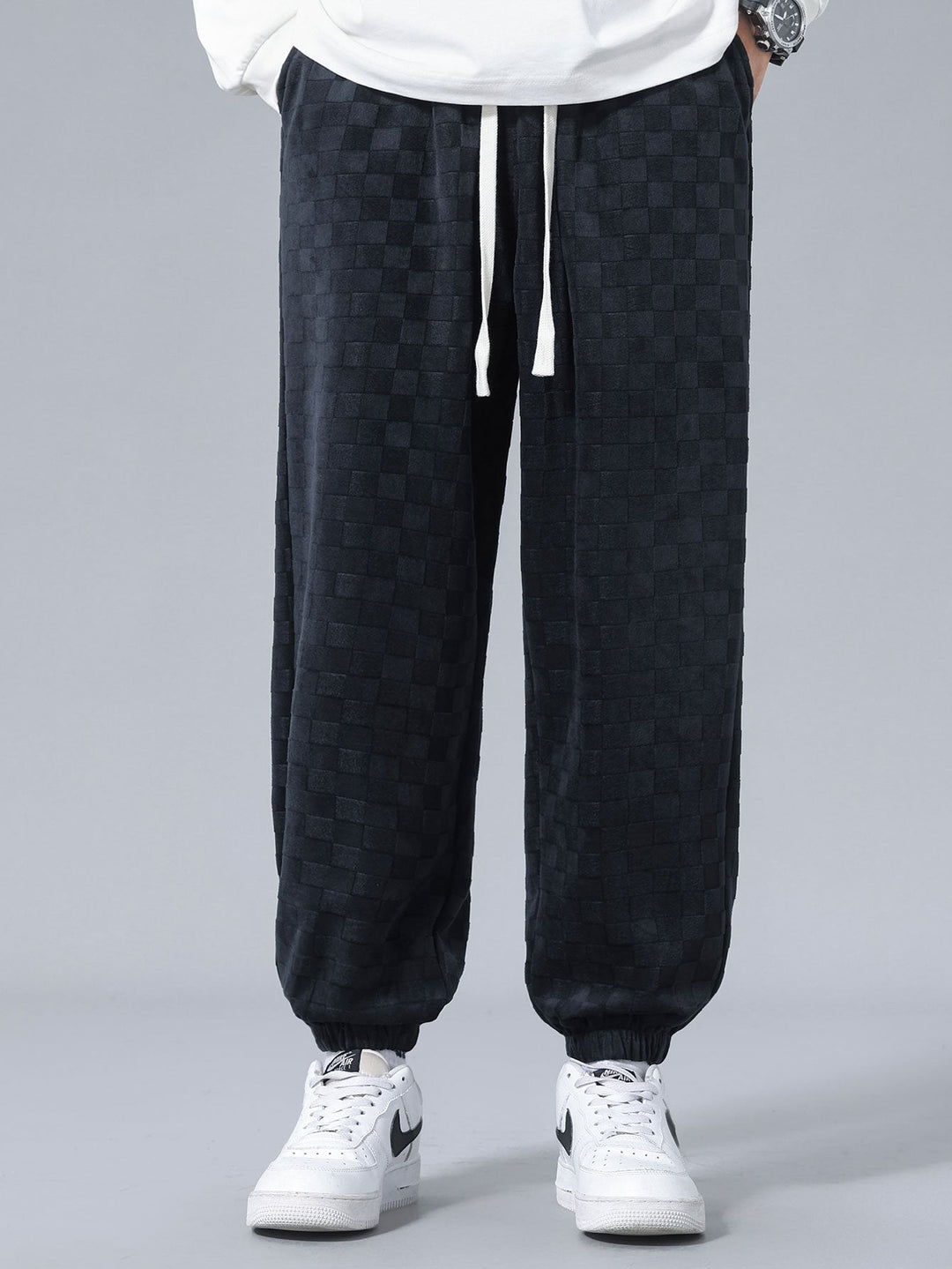 Oscar | Joggingbroek met Ruitpatroon
