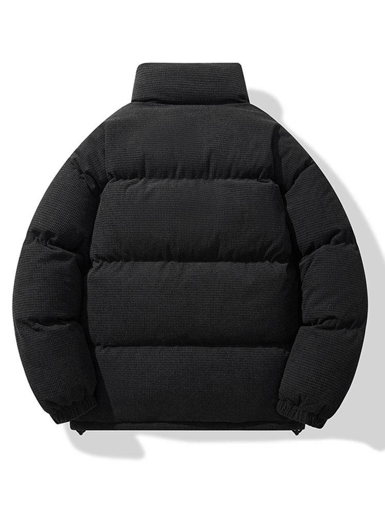 Tobias | Corduroy puffer jas met rits