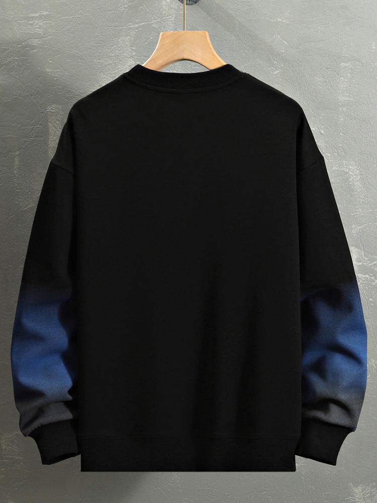Jonathan | Sweater met kleurverloop en relaxte pasvorm