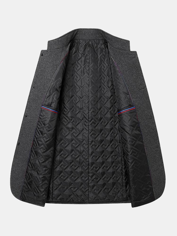 Gijs | Blazer met opstaande kraag in wolmix