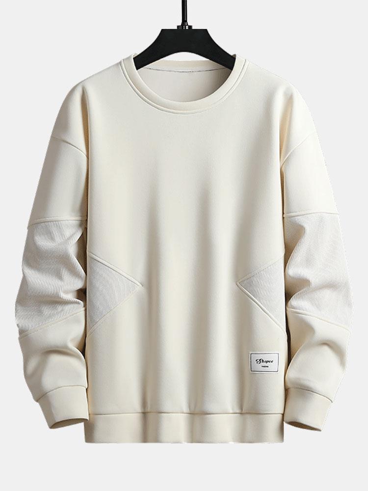 Max | Sweater met structuurmix en ronde hals
