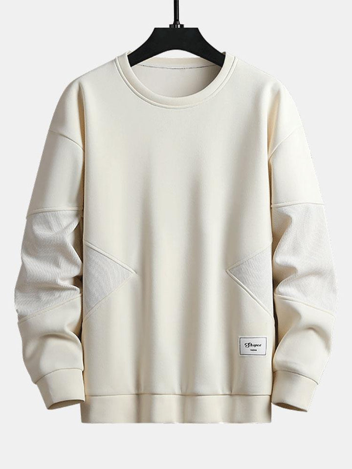 Max | Sweater met structuurmix en ronde hals