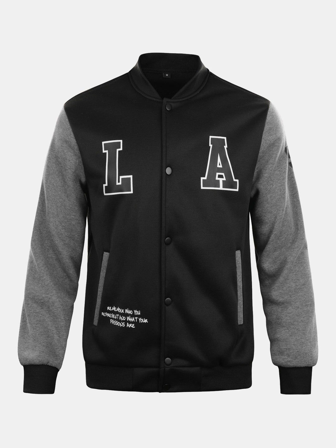 Bastiaan | Baseball jack met la-print