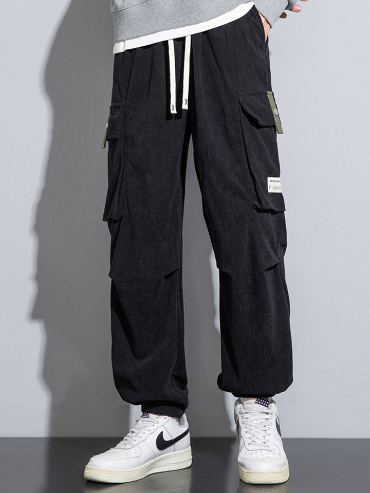 Niek | Corduroy Cargo Joggingbroek