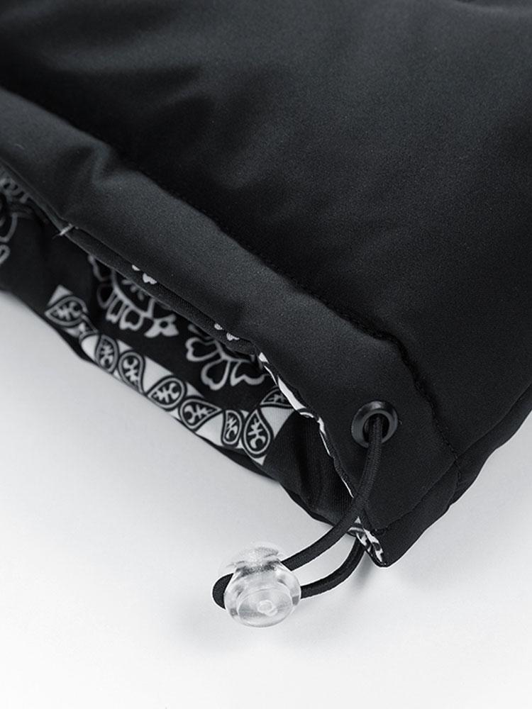 Guus | Omkeerbare puffer jas met paisleyprint