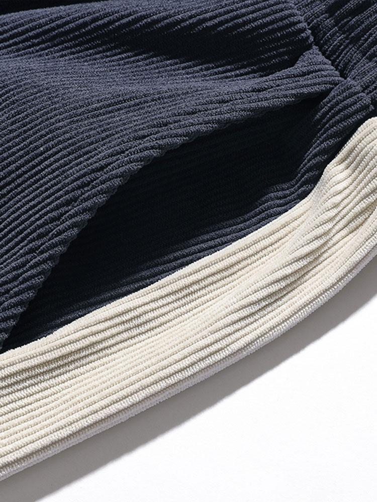 Sam | Corduroy Joggingbroek met Zijstreep