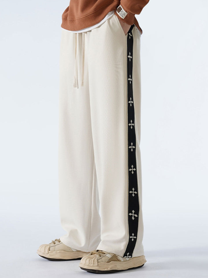 Rens | Pantalon Relax Fit met Zijstreep